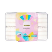 Square Makeup Cotton Pads | 100% Cotton Edge pressed Thick Makeup Remover Pads | Hypoallergenic, Soft, Lint-Free for Removing Makeup | Water-Saving Double-Sided Design | for Daily Skin Care-120 Pcs