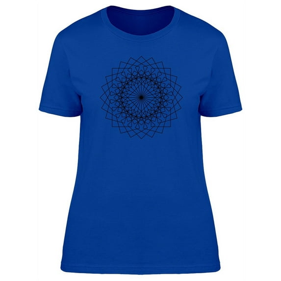 Square Mandala Design T-Shirt Women -Image by Shutterstock, Female Small