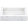 thumbnail image 1 of Square Marble Tray White, (Pack of 2), 1 of 1