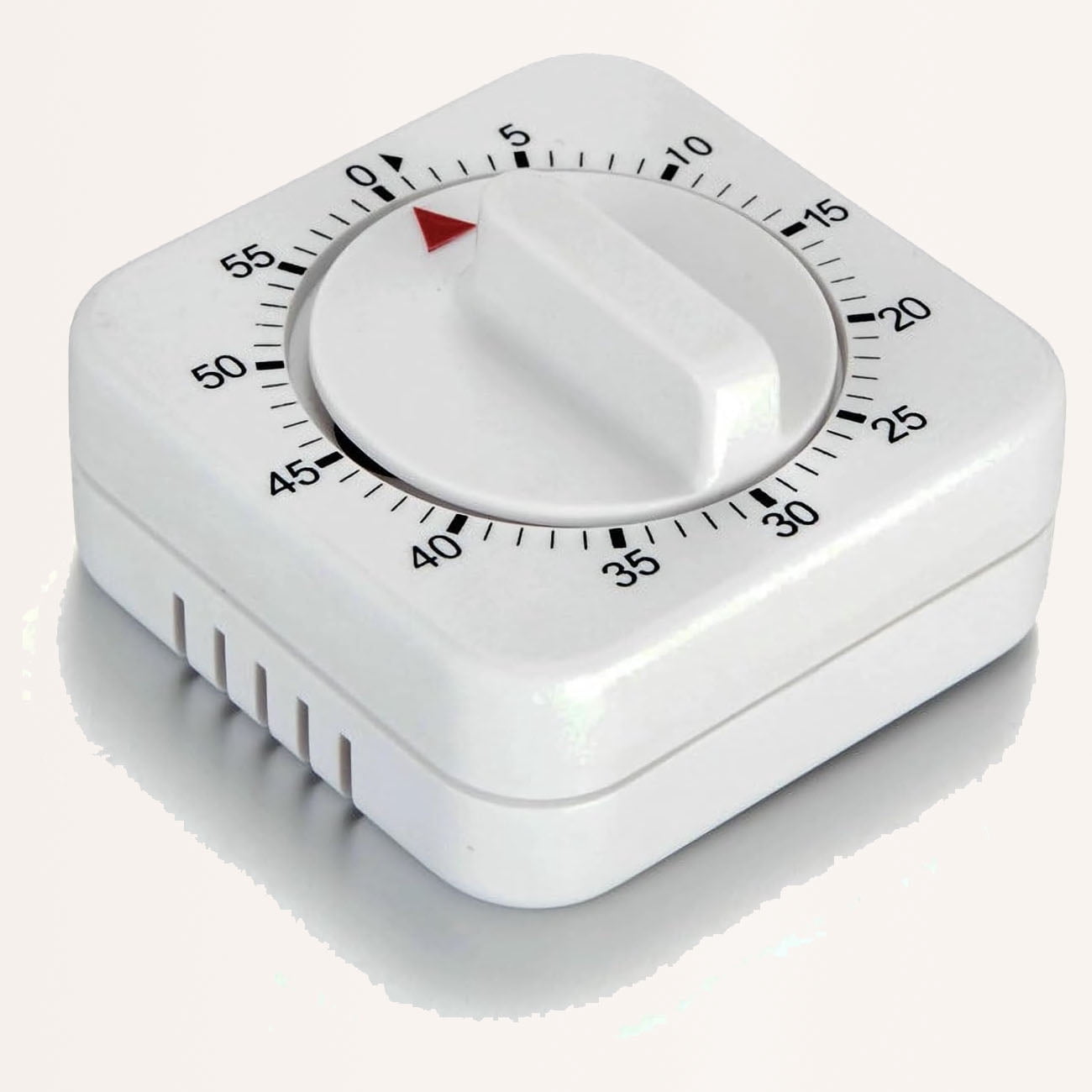 Square Mechanical Kitchen Timer with Visual Clock and Loud Alarm ...