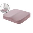 thumbnail image 1 of Square Memory Foam Seat Cushion for Office Car Chair – Polyester Non-Slip Buttocks Cushion, 15.75×15.75", 1 of 7