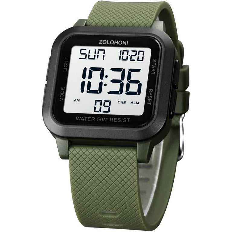 Large face digital watches hotsell