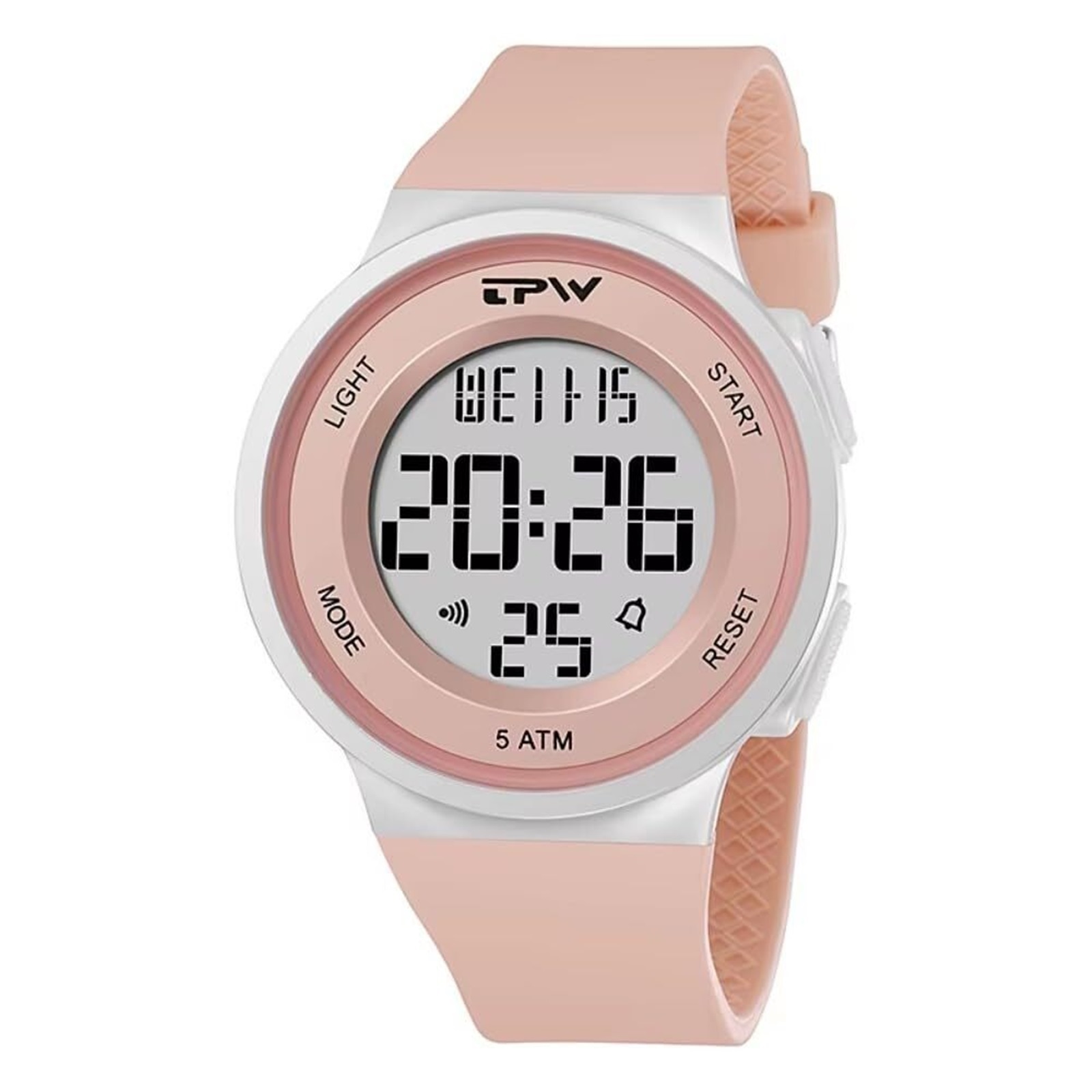 Square Men's Women's Digital Watch Big Numbers Dial Waterproof LED ...