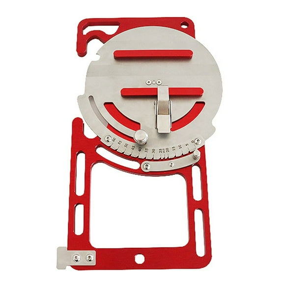 Square Metal Guide Rail Adjustable 0-60 Angle for Precision Woodworking