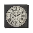 thumbnail image 1 of Square Metal Rustic Look Wall Clock, 1 of 2