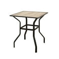 thumbnail image 1 of Square Metal Table for Outdoor Patio | Indoor/Outdoor Use | Faux Wood-Look, Easy to Clean | Long-Lasting Performance, 1 of 2