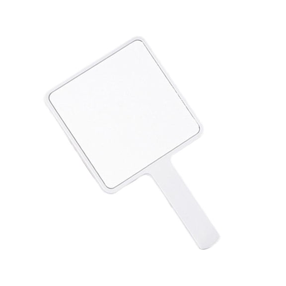 Square Mirror with Handle Beauty Make Up Use Accessories Hand Mirror Vanity