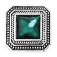 thumbnail image 1 of Square Mirrored Faceted Snap Jewelry Ginger Charm Button, For Interchangeable DIY Customizable Accessories, 1 of 10
