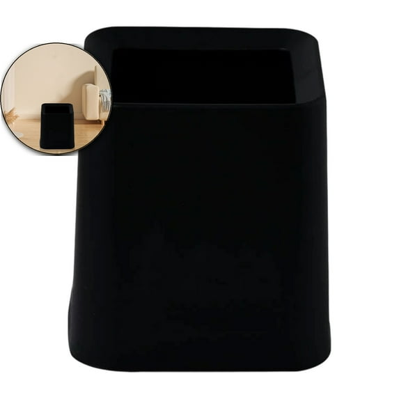 Square Modern Trash Can Bedroom, Bathroom Trash Can Hidden Bag, Open Top Trash Bin Square Plastic, Minimalist Garbage Can with Inner Bucket for Kitchen Office