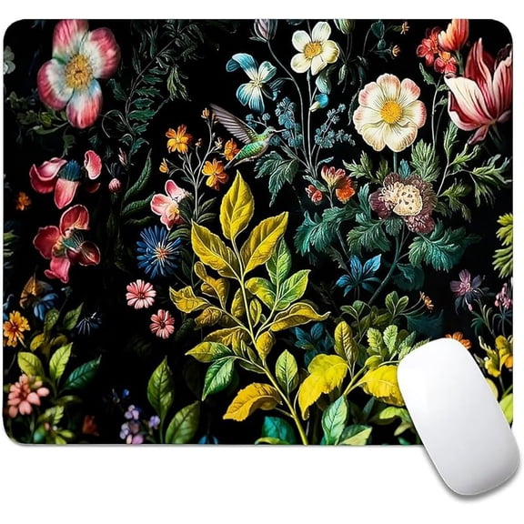 Square Mouse Pad,Custom Small Mousepad with Designs,Non-Slip Rubber Base Gaming MousePads for Computers Laptop Office,9.5"x7.9"x0.12"
