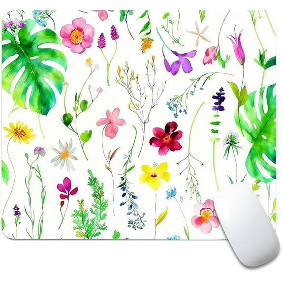 Square Mouse Pad,Custom Small Mousepad with Designs,Non-Slip Rubber Base Gaming MousePads for Computers Laptop Office,9.5"x7.9"x0.12"