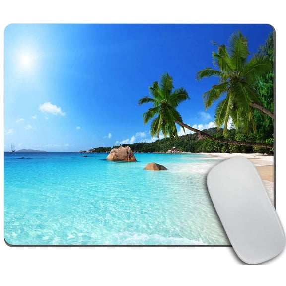Square Mouse Pad , Personalized Premium-Textured Custom Mouse Mat Design, Washable Mousepad Cloth, Non-Slip Rubber Base Computer Mouse Pads for Wireless Mouse