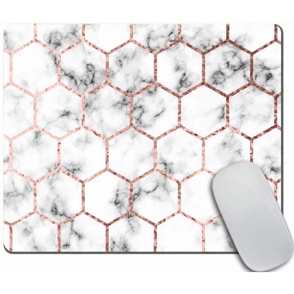 Square Mouse Pad , Personalized Premium-Textured Custom Mouse Mat Design, Washable Mousepad Cloth, Non-Slip Rubber Base Computer Mouse Pads for Wireless Mouse