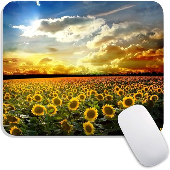 Square Mouse Pad, Personalized Premium-Textured Custom Mouse Mat Design, Washable Mousepad Cloth, Non-Slip Rubber Base Computer Mouse Pads for Wireless Mouse