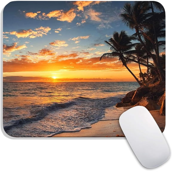 Square Mouse Pad, Personalized Premium-Textured Custom Mouse Mat Design, Washable Mousepad Cloth, Non-Slip Rubber Base Computer Mouse Pads for Wireless Mouse