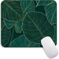 thumbnail image 1 of Square Mouse Pad Tropical Leaves , Mousepads Design , Washable Lycra Cloth Mousepad , Non-Slip Rubber Base Computer Mouse Pads for Wireless Mouse, 1 of 6