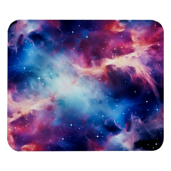 Square Mouse Pad Universe and Space, Personalized Premium-Textured Custom Mouse Mat, Washable Mousepad Non-Slip Rubber Base Computer Mouse Pads for Wireless Mouse
