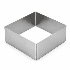Square Mousse Ring Stainless Steel Cake Mold