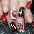 thumbnail image 1 of Square Nails Tips Fake Nails Glues On Nails On Nails Artificial False Nails for Womens and Girls, 1 of 8