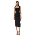 thumbnail image 1 of Square Neck Bodycon Midi Dress, 1 of 6