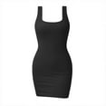 thumbnail image 1 of Square Neck Suspender Women's Dress Fashionable Elegant Sexy Tight Women's Bodycon Skirt, 1 of 10