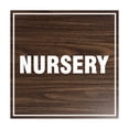 thumbnail image 1 of Square Nursery Sign (Walnut) - Medium, 1 of 1