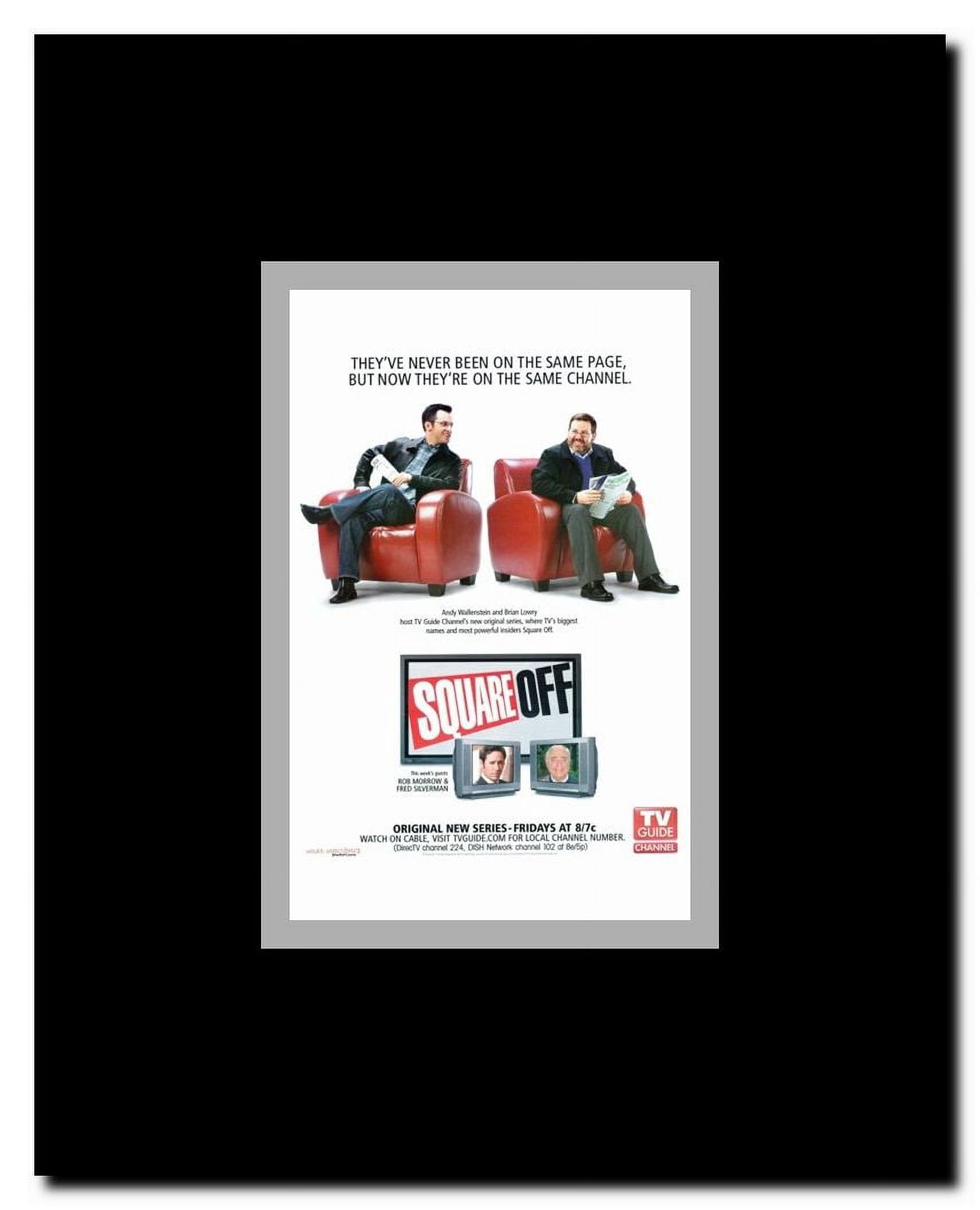 Square Off Framed Movie Poster