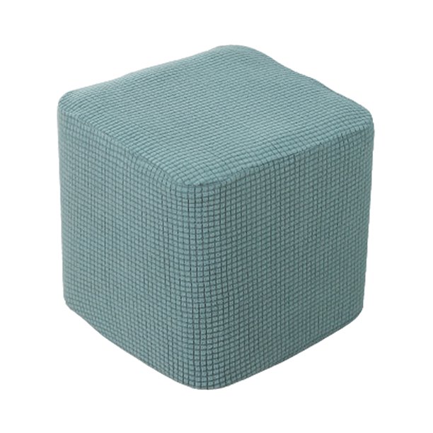 Square Ottoman Covers Removable Stretch Storage Ottoman Slipcover