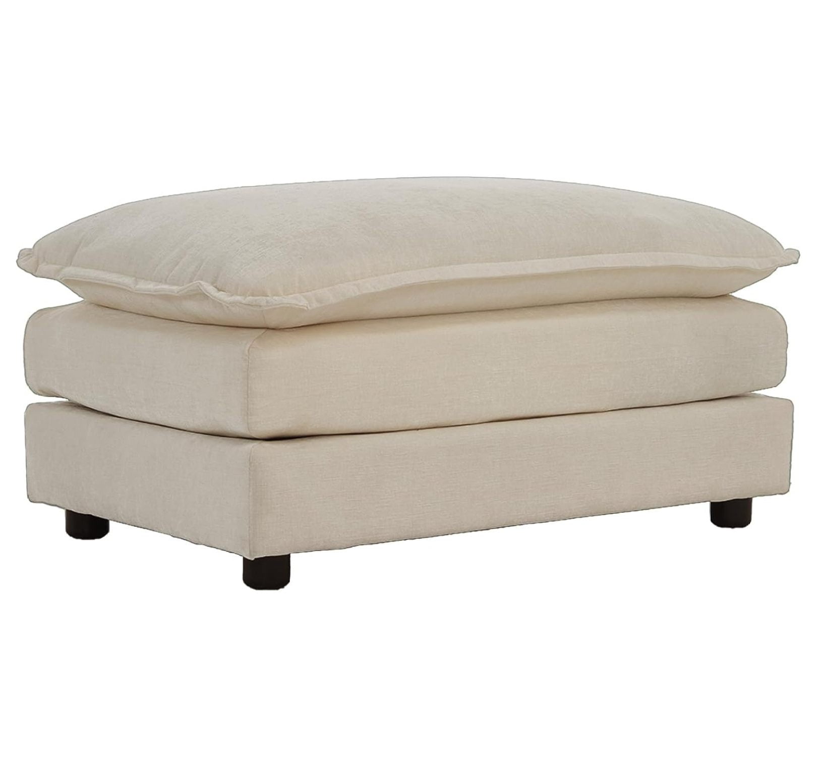 Square Ottoman Module for Modular Sectional Sofa, Ottoman Footrest and