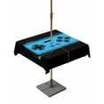 thumbnail image 1 of Square Outdoor Tablecloth with Umbrella Hole Blue Game Handle Outside Table Cloth Waterproof Patio Table Cover Video Gamer Console Earphones Black Zipper Tablecloths for Picnic Camping 60x60 Inch, 1 of 8