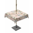 thumbnail image 1 of Square Outdoor Tablecloth with Umbrella Hole Easter Eggs Outside Table Cloth Waterproof Patio Table Cover Spring Ethnic Colorful Egg Feather Vintage Zipper Tablecloths for Picnic Camping 54x54 Inch, 1 of 8