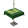 thumbnail image 1 of Square Outdoor Tablecloth with Umbrella Hole Happy St. Patrick's Day Outside Table Cloth Waterproof Patio Table Cover Spring Lucky Grass Watercolor Zipper Tablecloths for Picnic Camping 60x60 Inch, 1 of 8