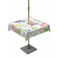 thumbnail image 1 of Square Outdoor Tablecloth with Umbrella Hole Spring Floral Outside Table Cloth Waterproof Patio Table Cover Summer Flowers Botanical Birds Zipper Tablecloths for Picnic Party Camping 54x54 Inch, 1 of 8