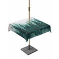 thumbnail image 1 of Square Outdoor Tablecloth with Umbrella Hole Turquoise Ombre Forest Outside Table Cloth Waterproof Patio Table Cover Watercolor Abstract Art Tree Zipper Tablecloths for Picnic Camping 54x54 Inch, 1 of 8