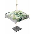 thumbnail image 1 of Square Outdoor Tablecloth with Umbrella Hole Watercolor Botanical Green Outside Table Cloth Waterproof Patio Table Cover Eucalyptus Leaves Zipper Tablecloths for Picnic Party Camping 60x60 Inch, 1 of 8