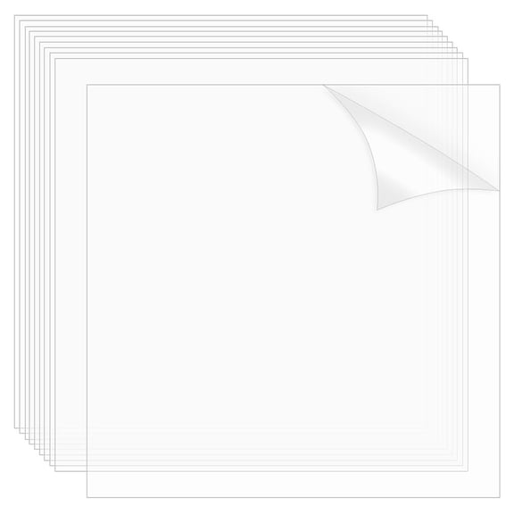 Square PET Sheet for Double-sided Laminated Photo Frame Square 250x250x0.2mm diy