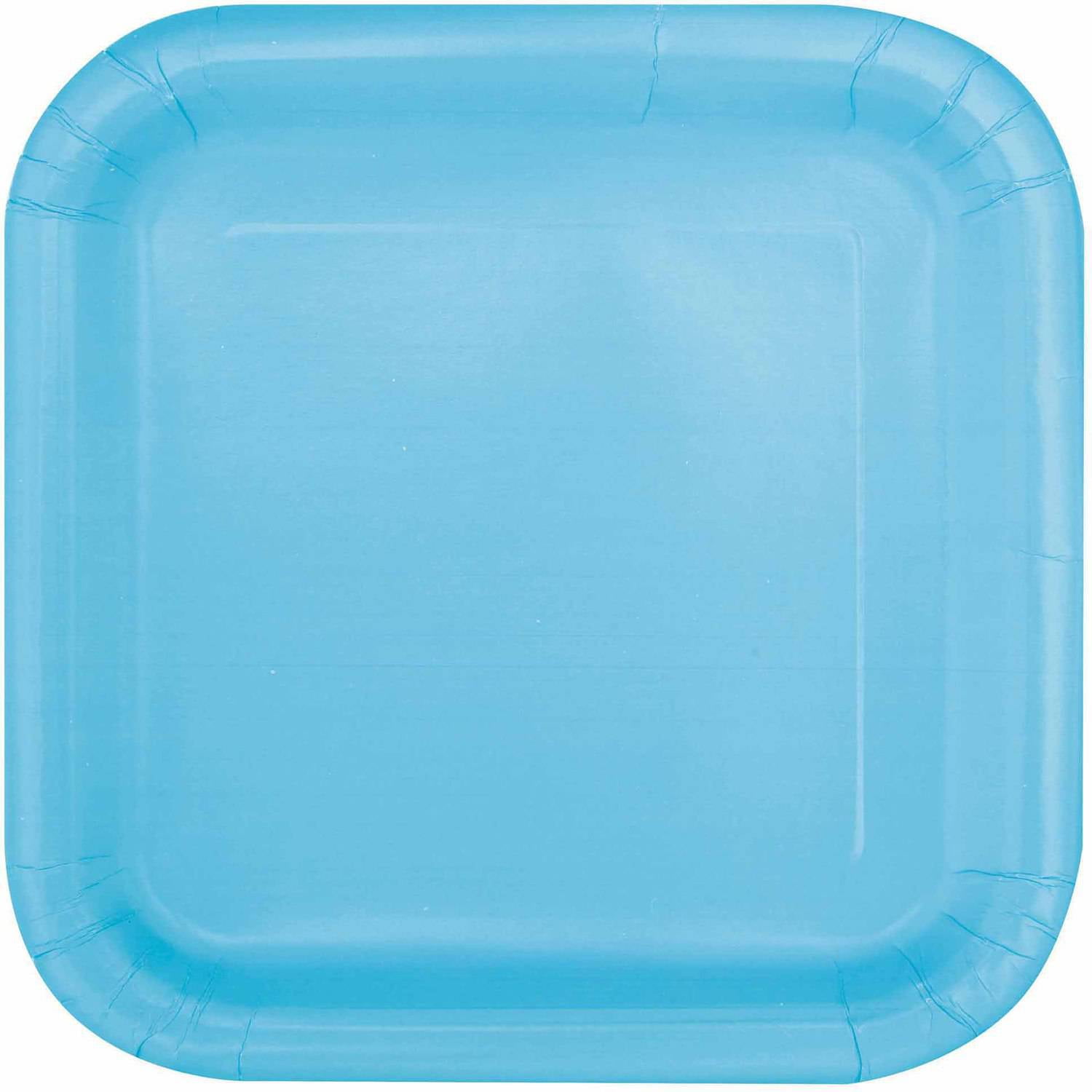 Comfy Package 9 Inch Paper Plates Bulk Pack White Disposable Plates Heavy  Duty, 200-Pack