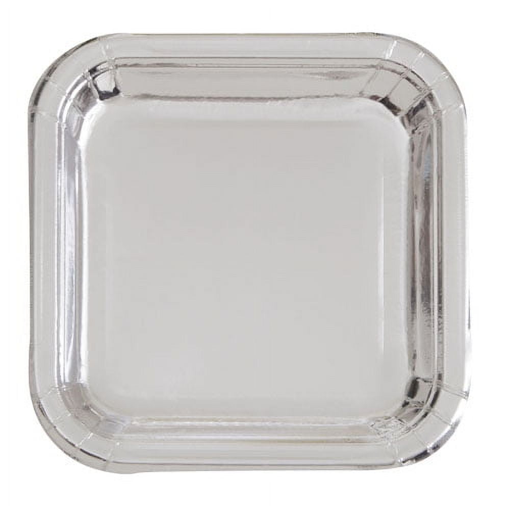 Silver paper plates online