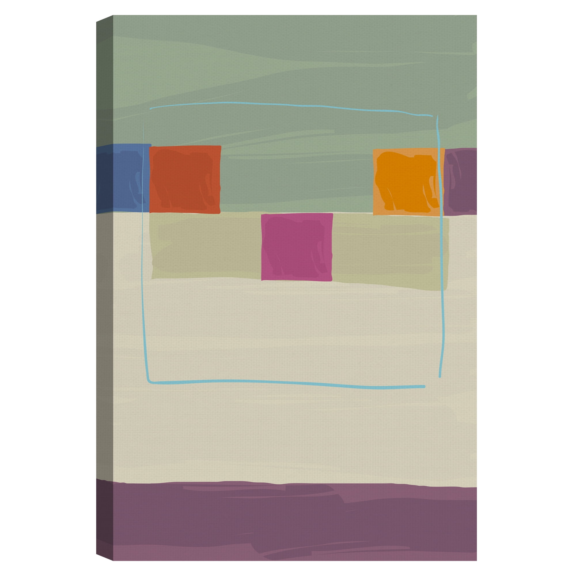 Square Path I by Gerry Baptist Canvas Art Print