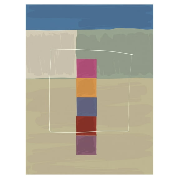 Square Path II by Gerry Baptist Canvas Art Print