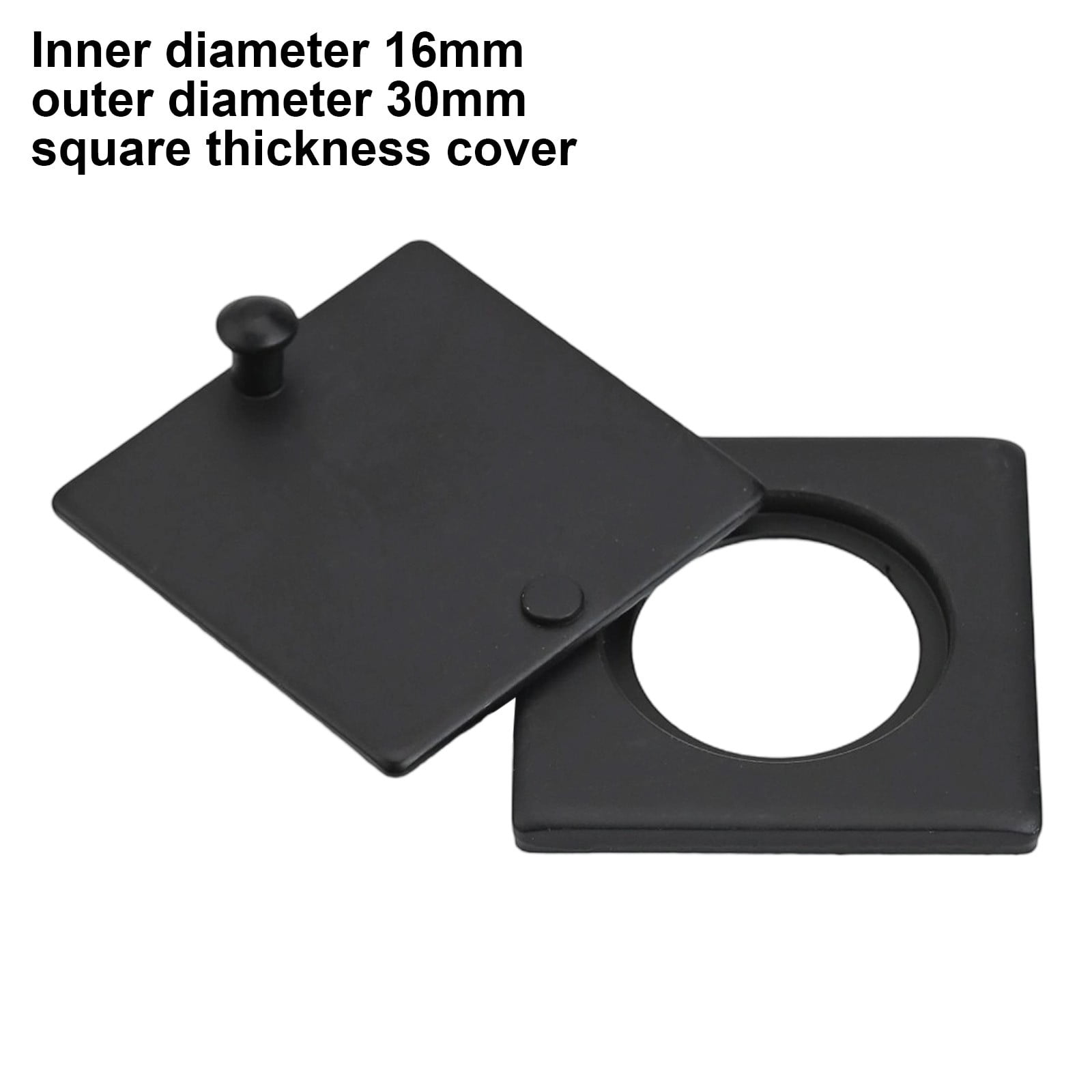 Peephole Cover Door Viewer Security Cap – Zinc Alloy, Adjustable Visibility, Easy Tape Installation, Fits 16mm Inner / 30mm Outer Diameter ( Black, Brushed Peephole Cover Door Viewer Security Cap – Zinc Alloy, Adjustable Visibility, Easy Tape Installation, Fits 16mm Inner / 30mm Outer Diameter ( Black, Brushed