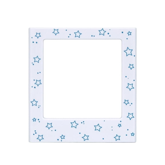 Square Photo Frame Stand with Unique Pattern for Fridge Display Easy Mounting