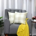 thumbnail image 1 of Square Plaid Polyester Pillow Case Sofa Car Waist Throw Cushion Cover Home Decor, 1 of 6