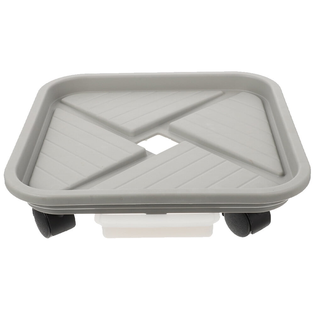 Square Plant Caddy, Wheeled Planter Trays, Plastic Plant Pallet, Heavy