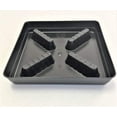 Square Plant Saucer Plastic Plant Trays with Plant Riser Pot Elevator