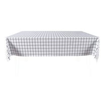 Square Plastic Tablecloth Waterproof Oil Proof Grid Tablecloth Can Be Wiped Tablecloth Is Suitable for Catering Camping Outdoor Picnic