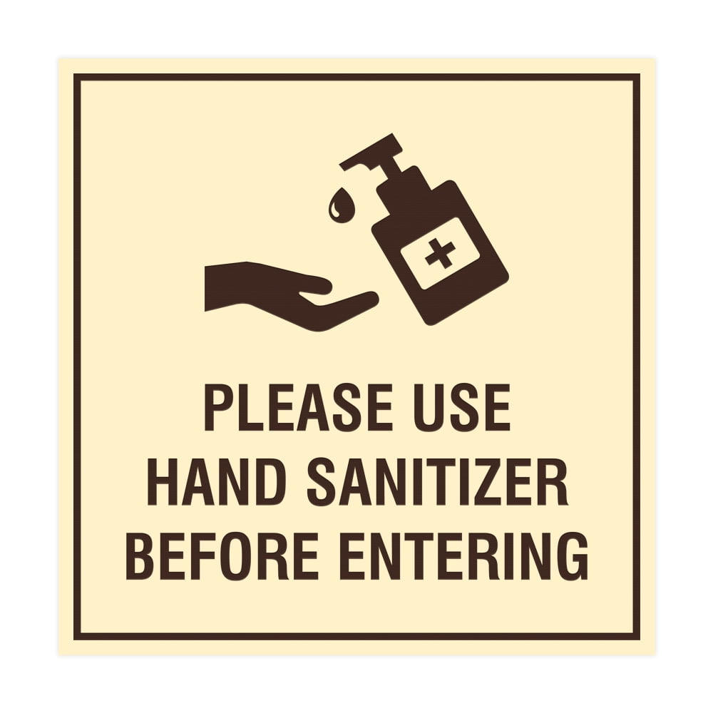 Hand cheap sanitizer signage