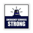 thumbnail image 1 of Square Plus Emergency Services Strong Wall or Door Sign | Police First Responders Appreciation Signage - Large, 1 of 8