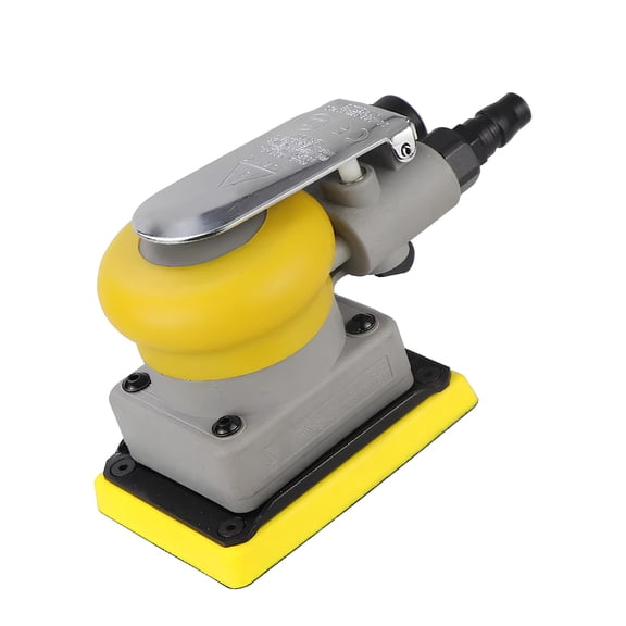 Square Pneumatic Sander 75x100mm Base With Powerful Vibrating For Efficient Metal Wood And Plastic Polishing Tool