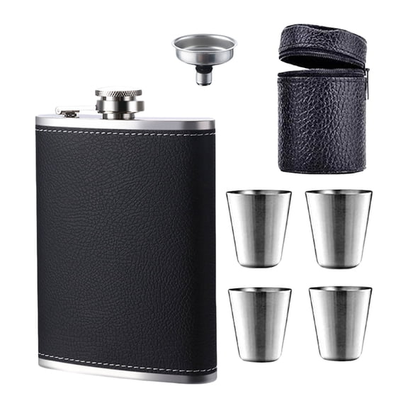 Square Pocket Container Stainless Steels Hip Flasks 8oz Portable Outdoor Whiskeys Pots Container